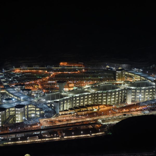Construction phase of Jamarat Bridge project