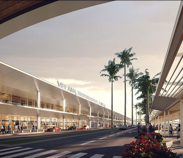 Passenger facilities and airport infrastructure at Velana International Airport