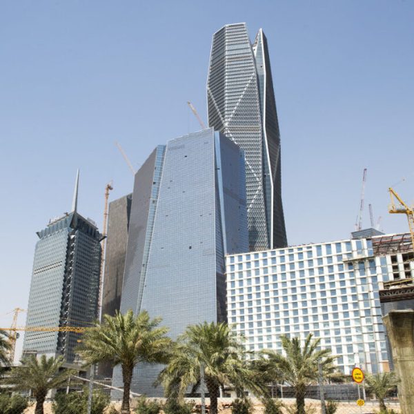 PIF Tower is a Centerpiece of the King Abdullah Financial District at 385 meters high and 242,000 square meters built up area for office space, including a 450 seat state of the art auditorium
