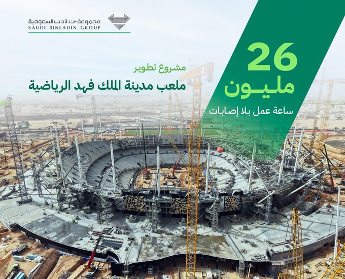 We have achieved more than 26 million man hours without any accidents or injuries